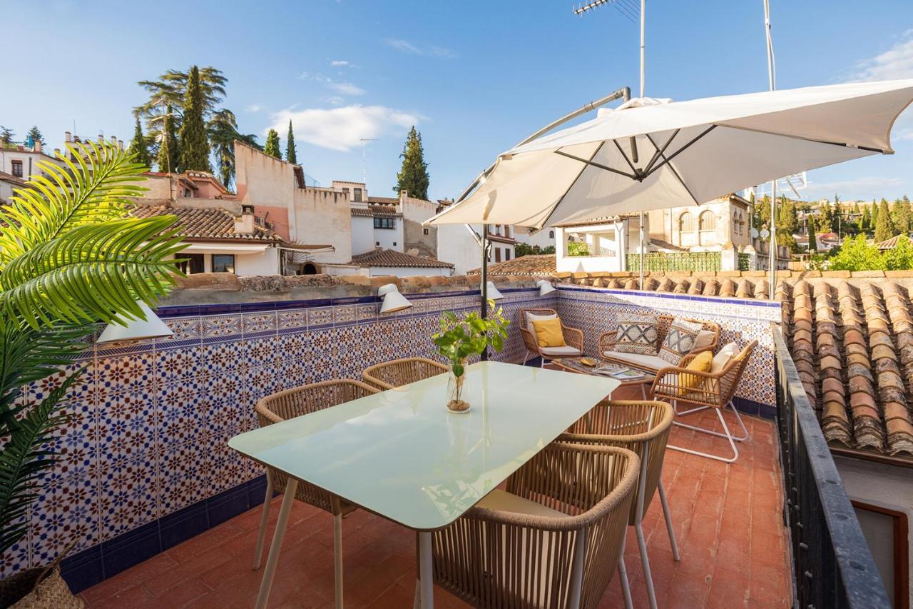 Albaicin Alhambra Views Private Terrace Apartment Granada Ngoại thất bức ảnh