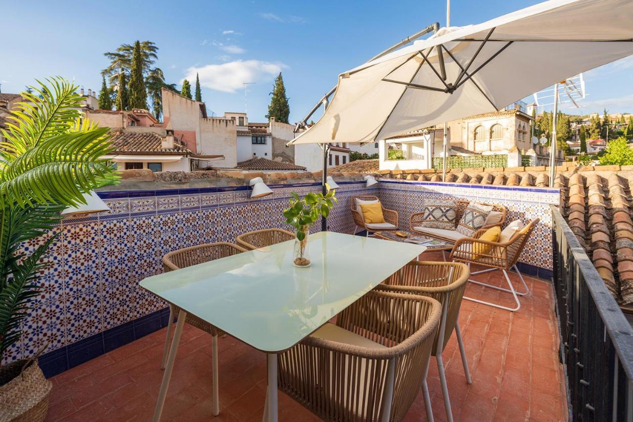 Albaicin Alhambra Views Private Terrace Apartment Granada Ngoại thất bức ảnh