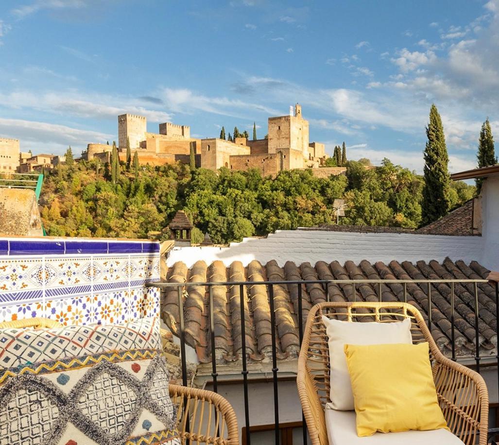 Albaicin Alhambra Views Private Terrace Apartment Granada Ngoại thất bức ảnh